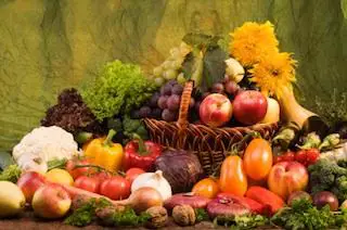 Cestas gourmet de regalo de frutas y verduras