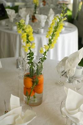 centro de mesa floral
