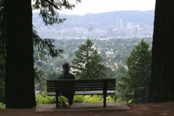 Vista desde el parque Mount Tabor, Portland
