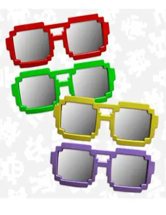 Gafas de sol de espejo de píxeles 