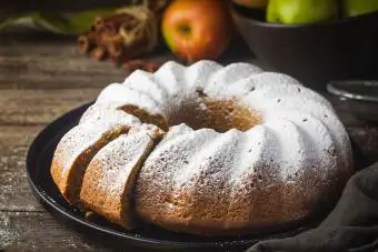 receta de pastel de puré de manzana de otoño
