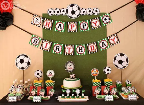 Ideas para una fiesta de cumpleaños con temática de fútbol