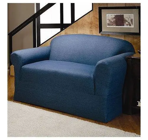 Usar una funda de sofá de mezclilla y qué buscar