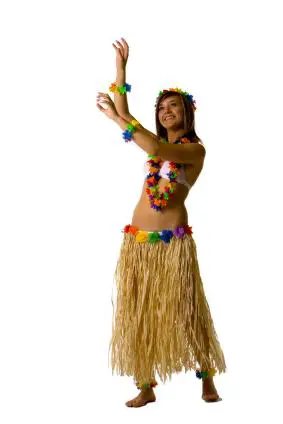 adolescente haciendo el hula