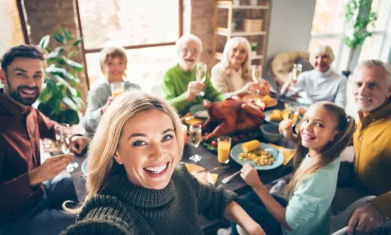 18 dulces ideas para fotos familiares de Acción de Gracias