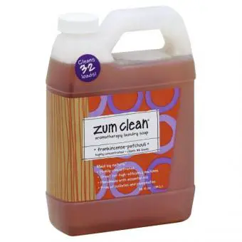 Jabón de lavandería de pachulí con incienso Zum, 32 onzas