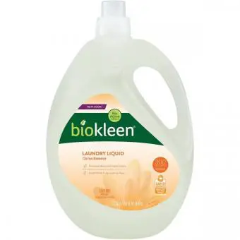 Detergente líquido natural para ropa Biokleen, 300 cargas, concentrado ecológico a base de plantas, seguro para niños y mascotas, sin colorantes ni conservantes artificiales