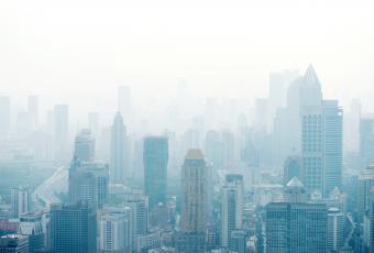 contaminación del aire de la ciudad
